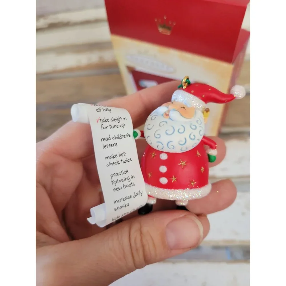 Hallmark so much to do Santa 2004 ornament Xmas holiday tree home decor‎